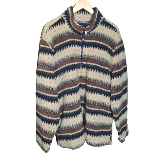 Mountain and Isles Mens Grizzly 1/4 Zip Pullover Side Pockets Size XXL - Picture 1 of 5
